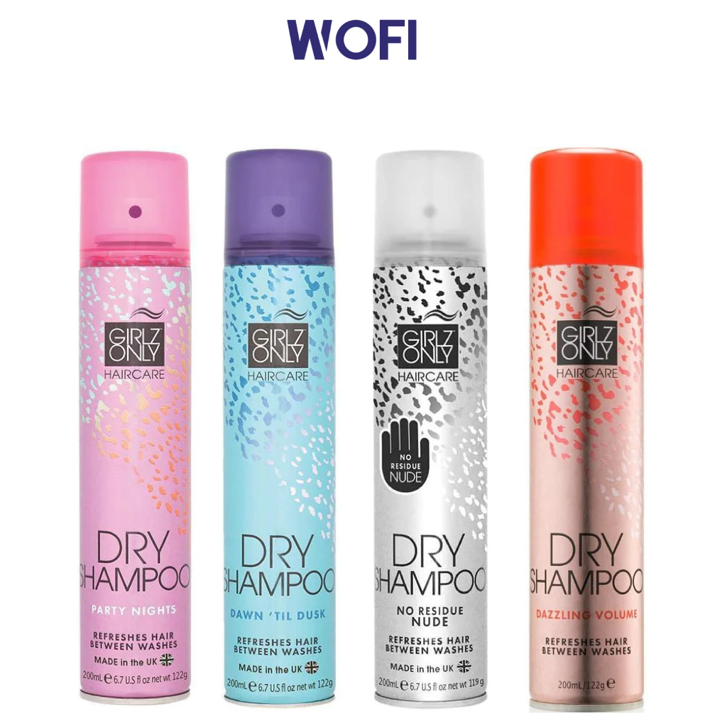 Dầu Gội Khô Girlz Only Dry Shampoo