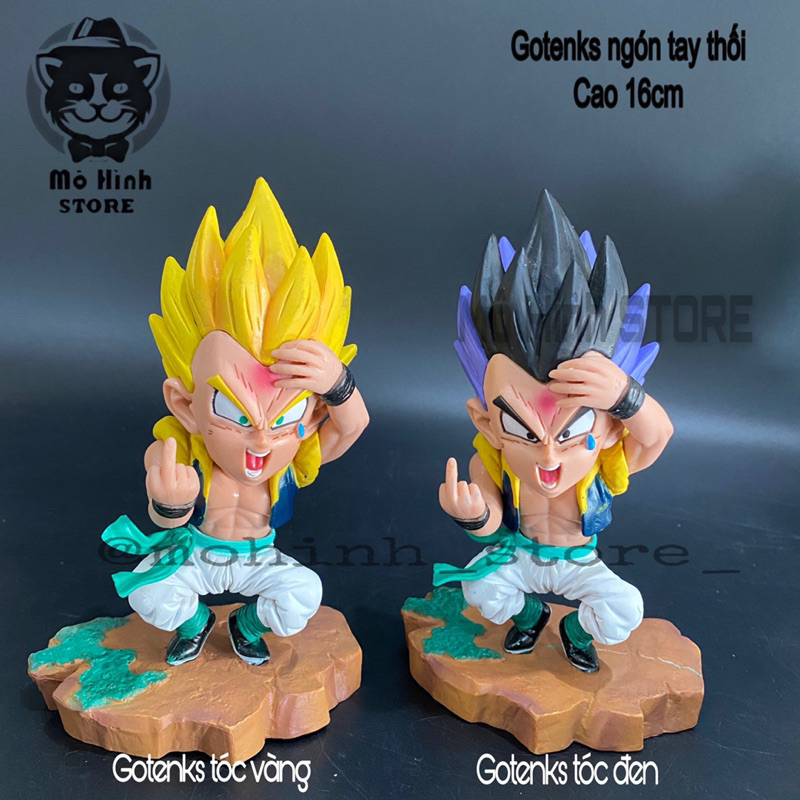 🔥Mô Hình DragonBall Gotenks Cao 16cm nặng 500gram - Figure DragonBall - Nobox