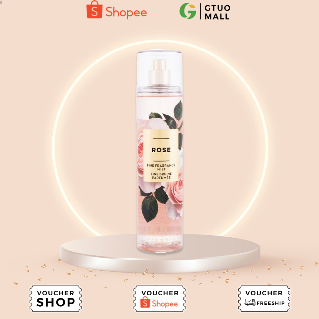 (Siêu hot) Bodymist Rose thường 236ml
