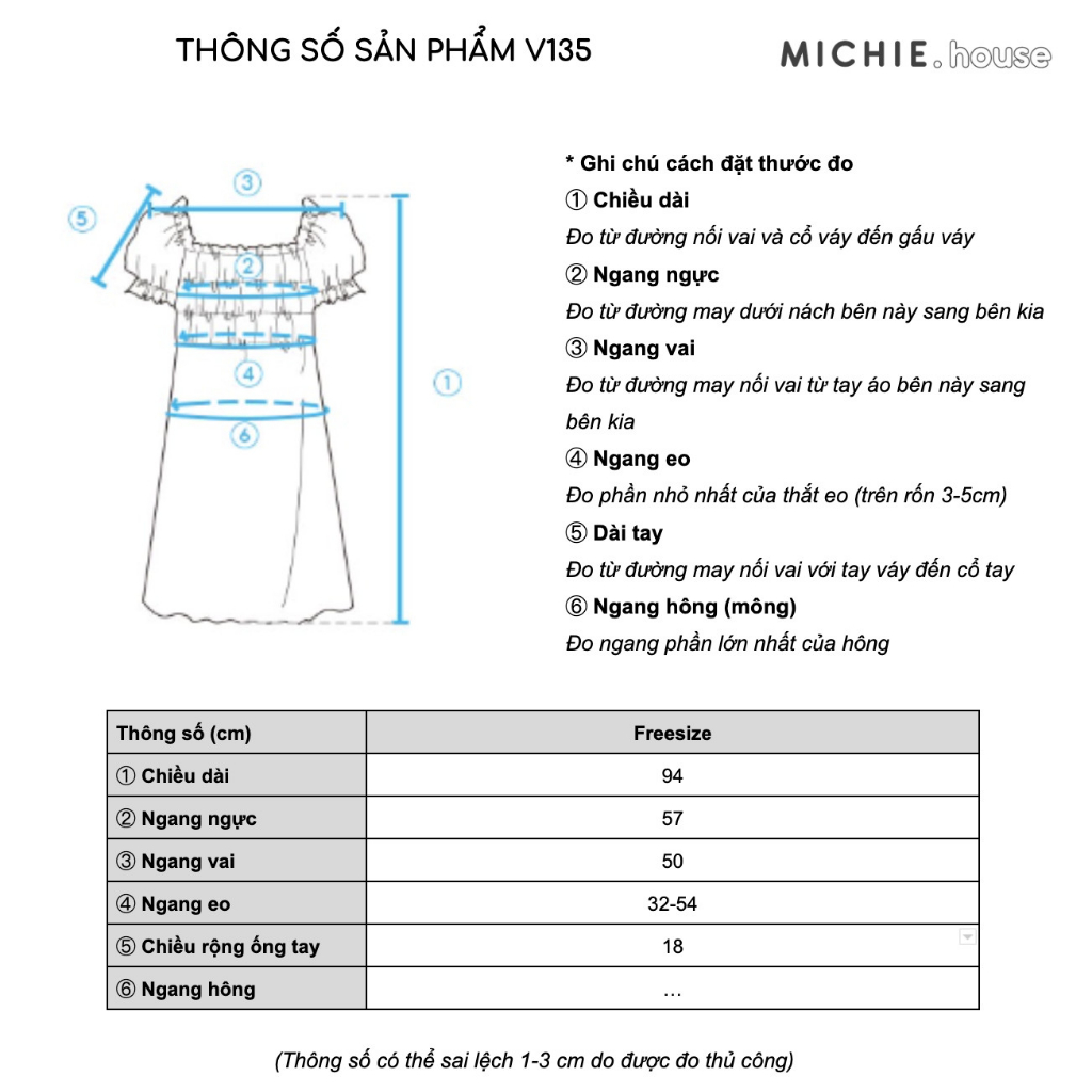 Váy sơ mi cổ bẻ dây rút chun eo michie.house tay gập dáng ngắn xinh nhẹ nhàng - V135