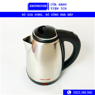 Ấm đun siêu tốc inox 1.8l sunhouse happytime htd1081 htd1088 - bảo hành 12 tháng