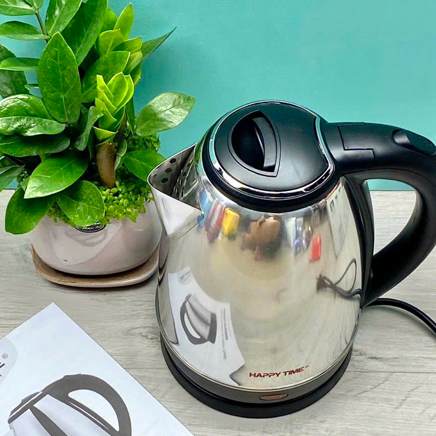 Ấm đun siêu tốc Inox 1.8l Sunhouse Happytime HTD1081 HTD1088 - Bảo hành 12 tháng