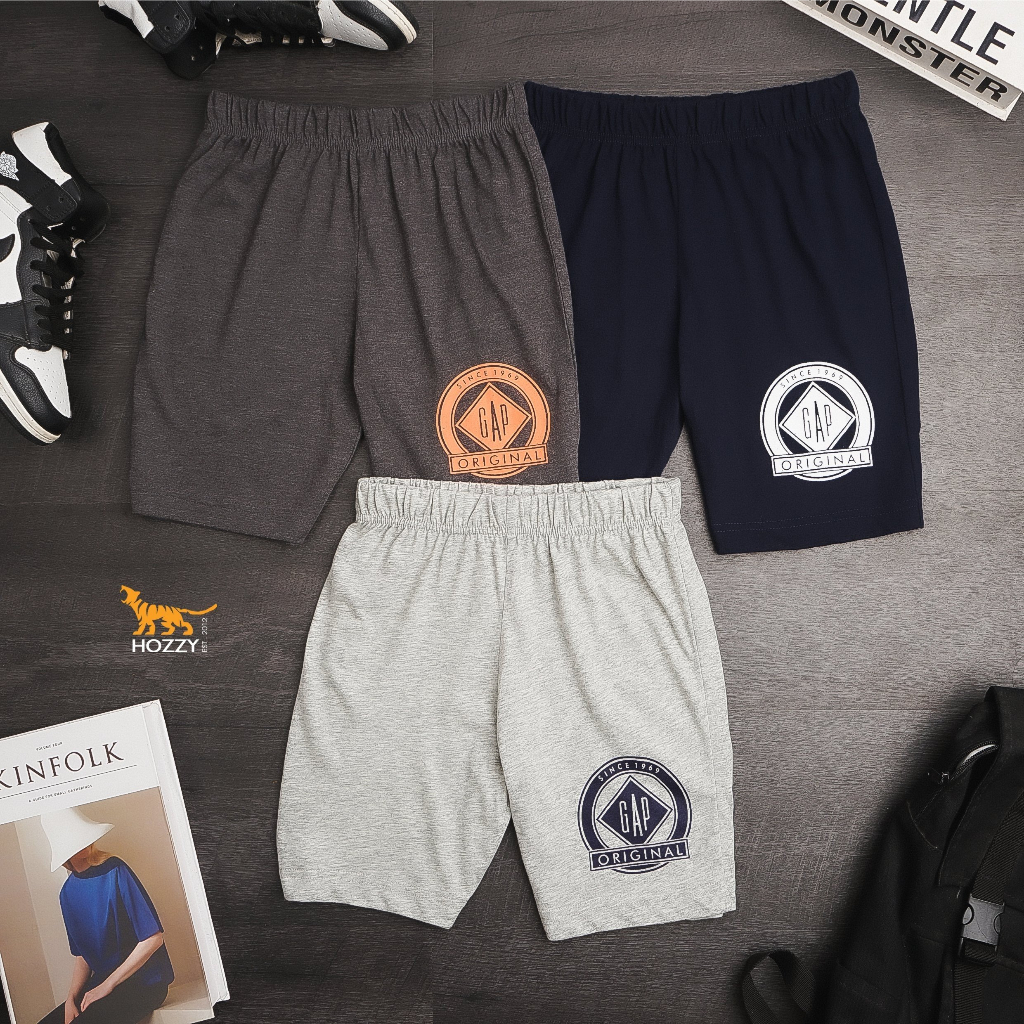 Quần đùi cotton bé trai