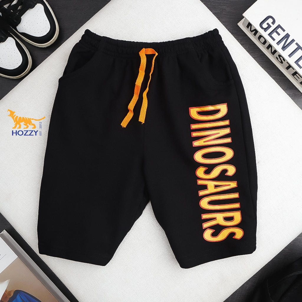 Quần short thun da cá bé trai