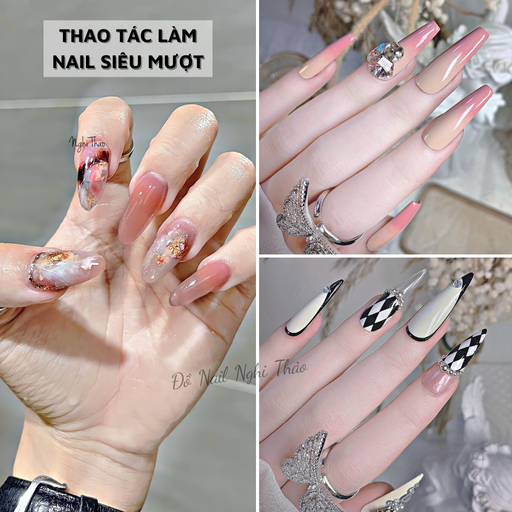 Cọ vẽ nét nail 2 đầu JELIVA