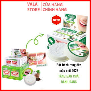 Bột Trắng Răng Green Herb 25g + Bàn Chải Đánh Răng Thái Lan (Mẫu Mới)