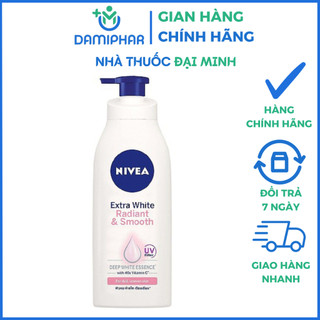 Sữa dưỡng thể nivea extra white radiant & smooth uv body lotion 350ml - dưỡng da sáng mịn ban ngày