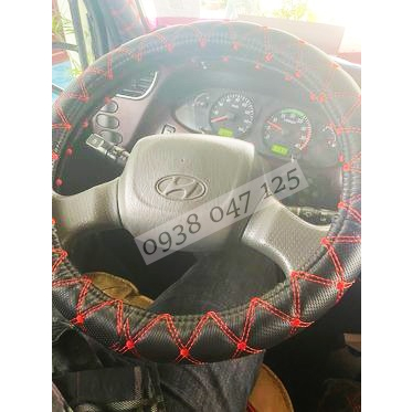Bọc vô lăng xe tải HYUNDAI 1 tấn 1 tấn 25 1 tấn 5 H100 H150 PORTER 2 hàng xưởng chuẩn kích thước