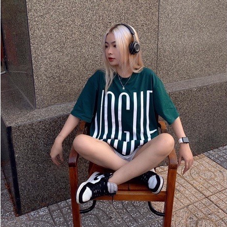 Tee thun cotton Vogue Big logo phía trước