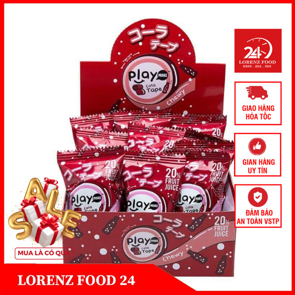 KẸO DẺO CUỘN PLAY MORE 21g