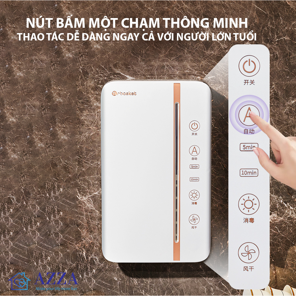 Máy sấy đũa, máy khử khuẩn cao cấp AZZA-1101