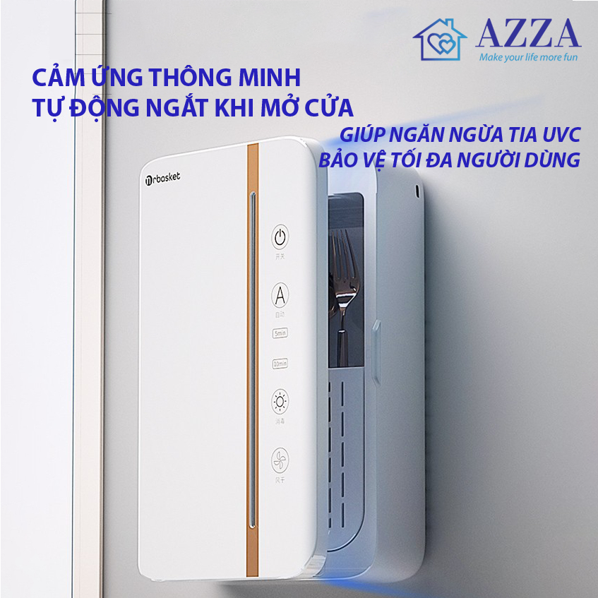 Máy sấy đũa, máy khử khuẩn cao cấp AZZA-1101