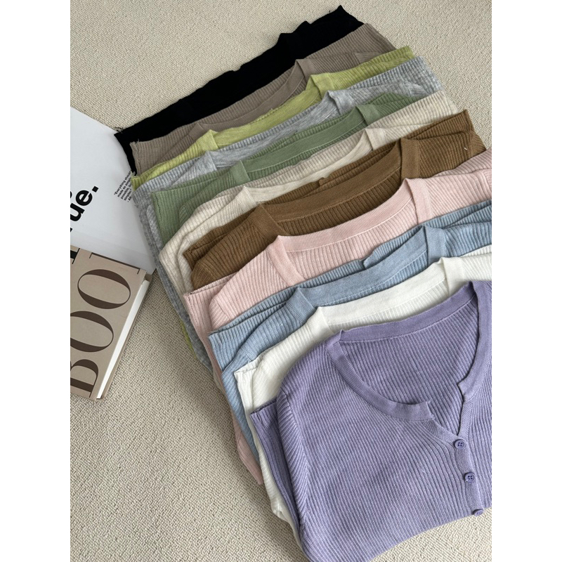 Áo Cardigan tăm min  - MIDISTORE