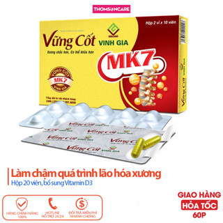 Vững cốt Vinh Gia hỗ trợ xương khớp - Mua 12 tặng 1 bằng tem tích điểm chính hãng