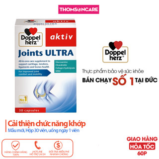 Hỗ trợ xương khớp Aktiv Joints Ultra, bổ sung glucosamin - Chính hãng Doppelherz Aktiv từ Đức