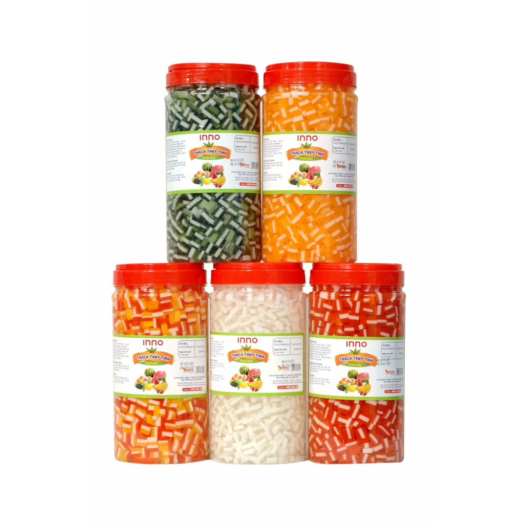 Thạch thuỷ tinh 3D Cao Cấp các màu (KLT: 2,2kg)