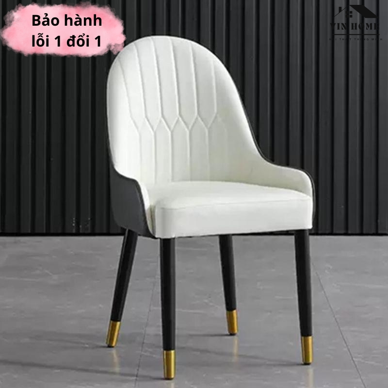 Ghế Bàn Ăn Ghế Phòng Bếp Ghế Nhà Hàng Bọc Da Chân Sắt Sơn Tĩnh Điện Hàng Nhập Khẩu - Nội Thất Vin Home