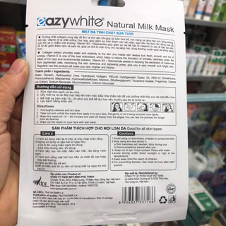Mặt nạ eazywhite 30g