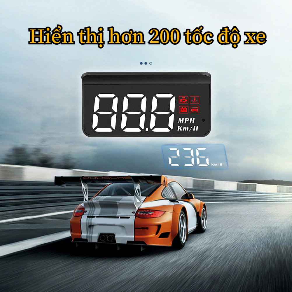 Màn hình HUD di động độ nét cao màn hình ô tô HUD M3