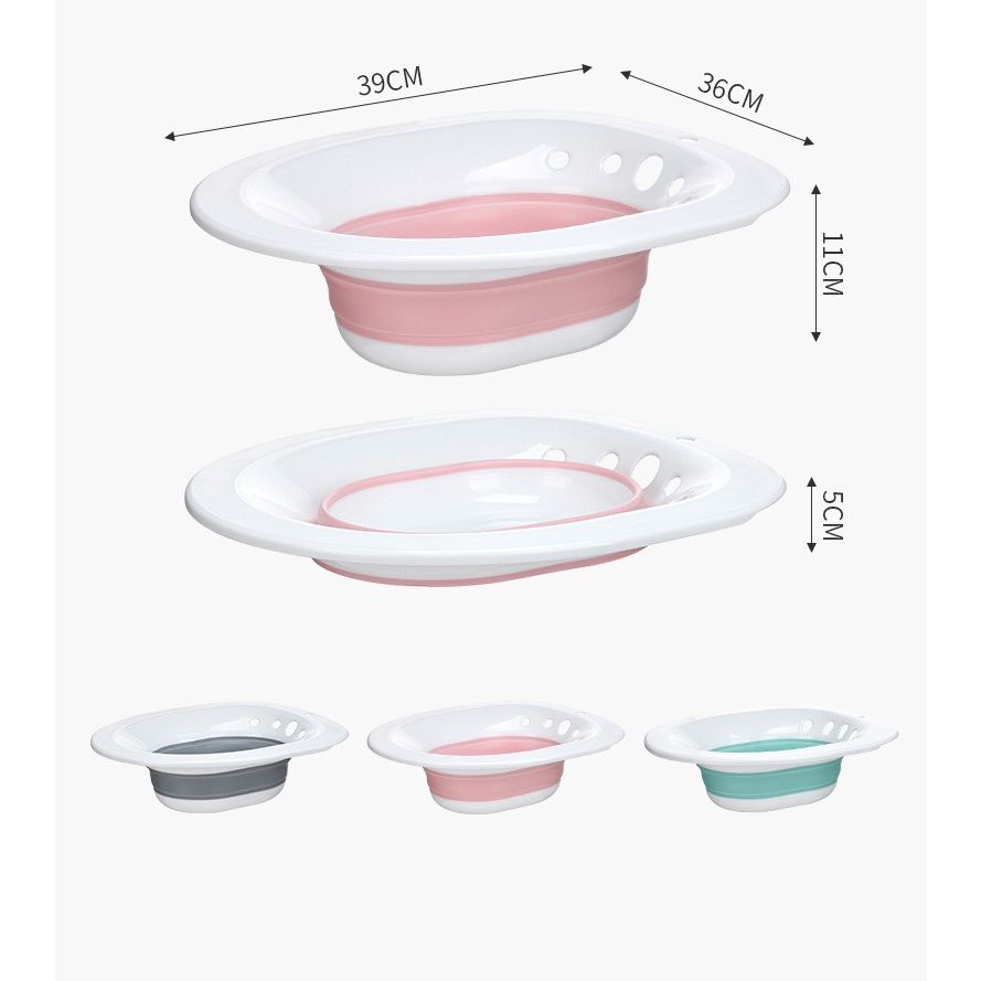 Chậu Xông Vùng Kín Gấp Gọn Size Đại