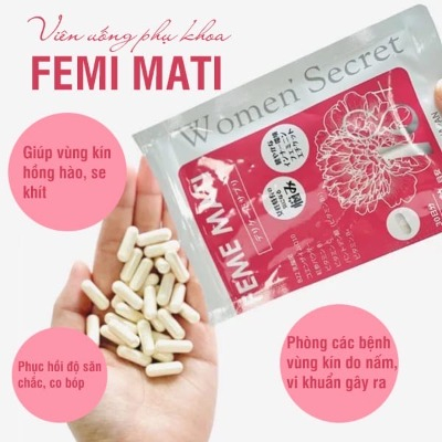 Viên Uống Men Phụ Khoa Feme Mati Women’ Secret 30 Viên Nhật Bản