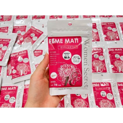 Viên Uống Men Phụ Khoa Feme Mati Women’ Secret 30 Viên Nhật Bản