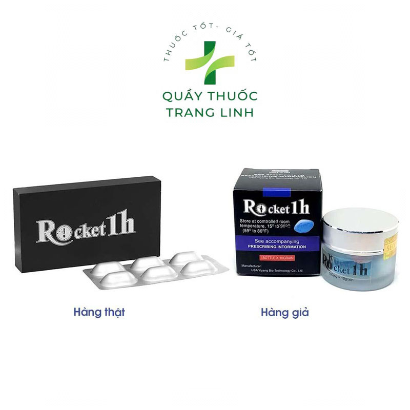 Chính Hãng Rocket 1h - Tăng cường sinh lý nam - Tráng Dương Bổ Thận -  Che