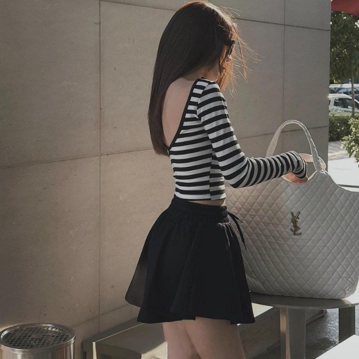 Quần short nữ thun xòe Bigsize 34QS008, Quần đùi nữ Bigsize chất thun cotton mềm thấm hút mồ hôi