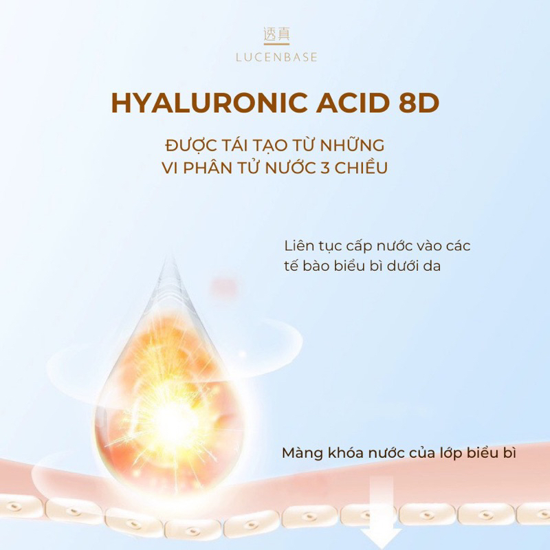 Serum HA Pro  Lucenbase cấp ẩm sâu, phục hồi da 30ml
