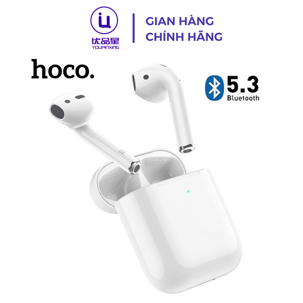 Tai nghe không dây nhét tai HOCO EW41 bluetooth 5.3, 6 giờ nghe nhạc, micro đàm thoại, bảo hành chính hãng