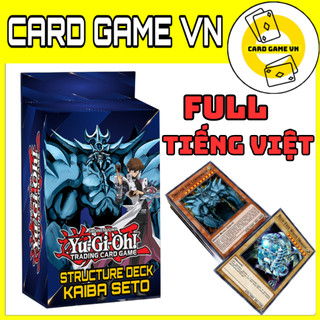 [HCM][BÀI IN] Bài YuGiOh Tiếng Việt/Anh - Hộp Thẻ Bài FullBox - Bộ 45 lá bài Structure Deck của Kaiba Seto -Card Game VN