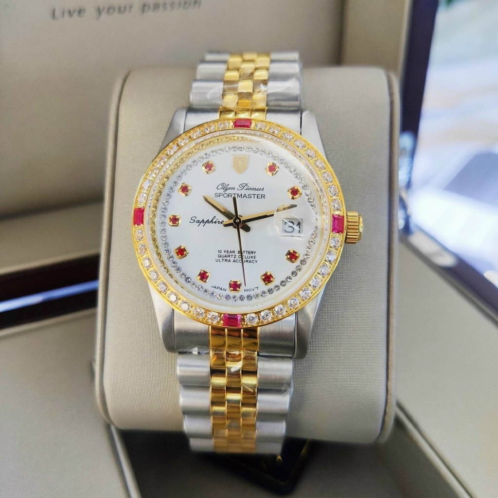 Đồng hồ Nam OLYMPIANUS CAO CẤP - KÍNH SHAPPHIRE