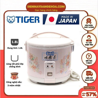 Nồi cơm điện nắp gài tiger jnp-1803
