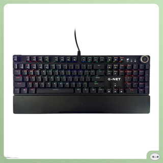 BÀN PHÍM CƠ GNET GK315S LED RGB CHỐNG NƯỚC KÈM KÊ TAY