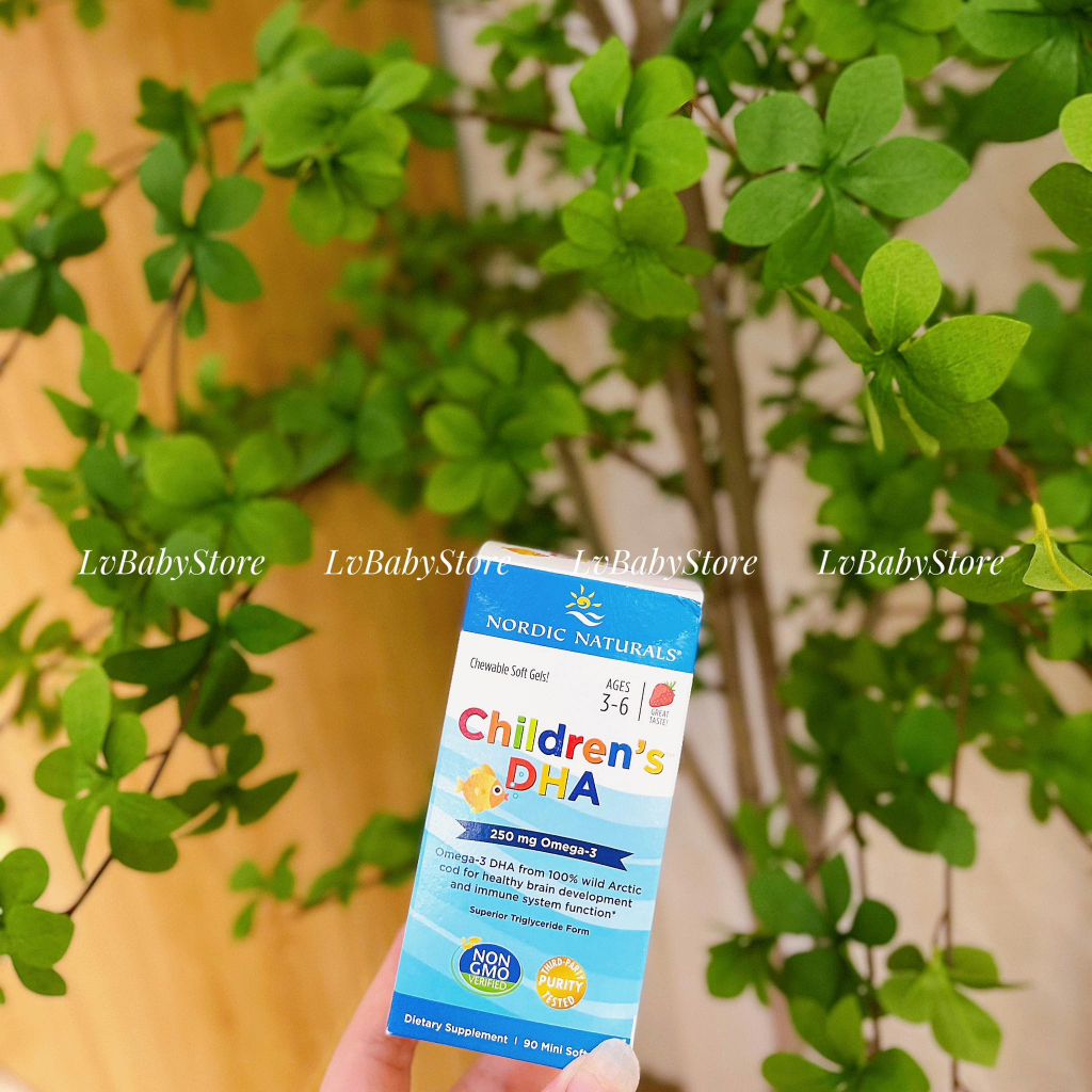 𝐃𝐇𝐀 𝐍𝐎𝐑𝐃𝐈𝐂 dạng viên từ cá & tảo biển cho bé