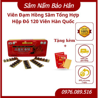 Viên Đạm Hồng Sâm Tổng Hợp Hộp Đỏ 120 Viên Hàn Quốc