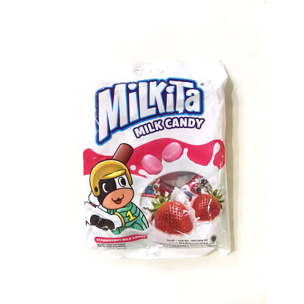 Kẹo Sữa Milkita Vị Dâu Milkita Strawberry Milk Candy