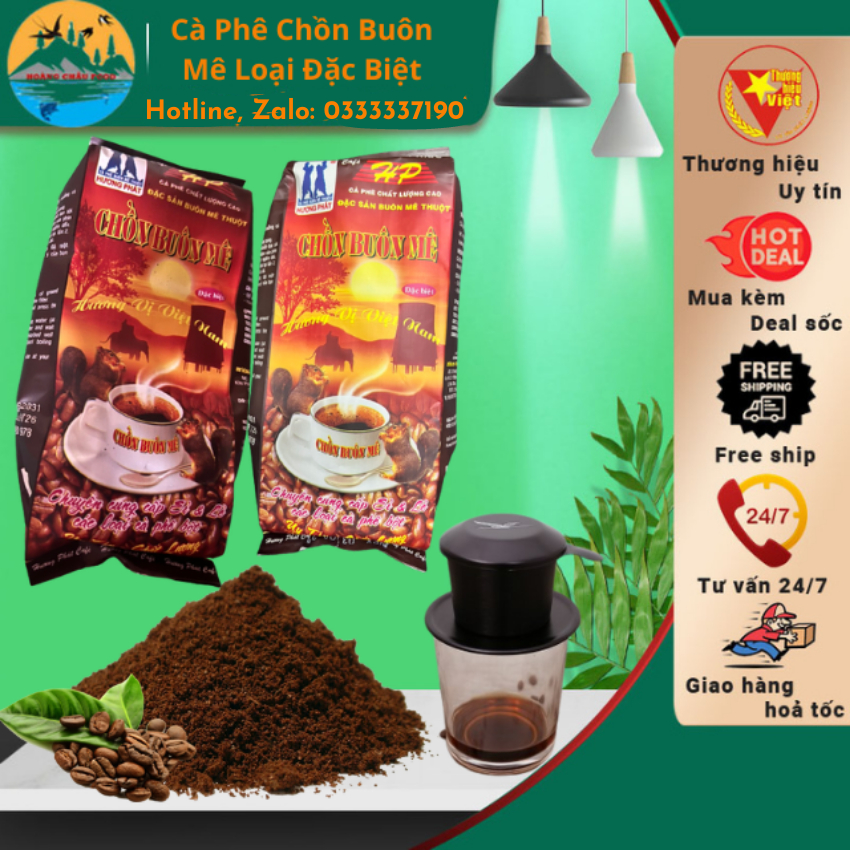 SỈ 5KG CÀ PHÊ CHỒN BUÔN MÊ HƯƠNG PHÁT_LOẠI NHÁM