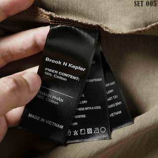 Set Bộ Brook N Kepler Cotton Mềm Mịn Mát Set005