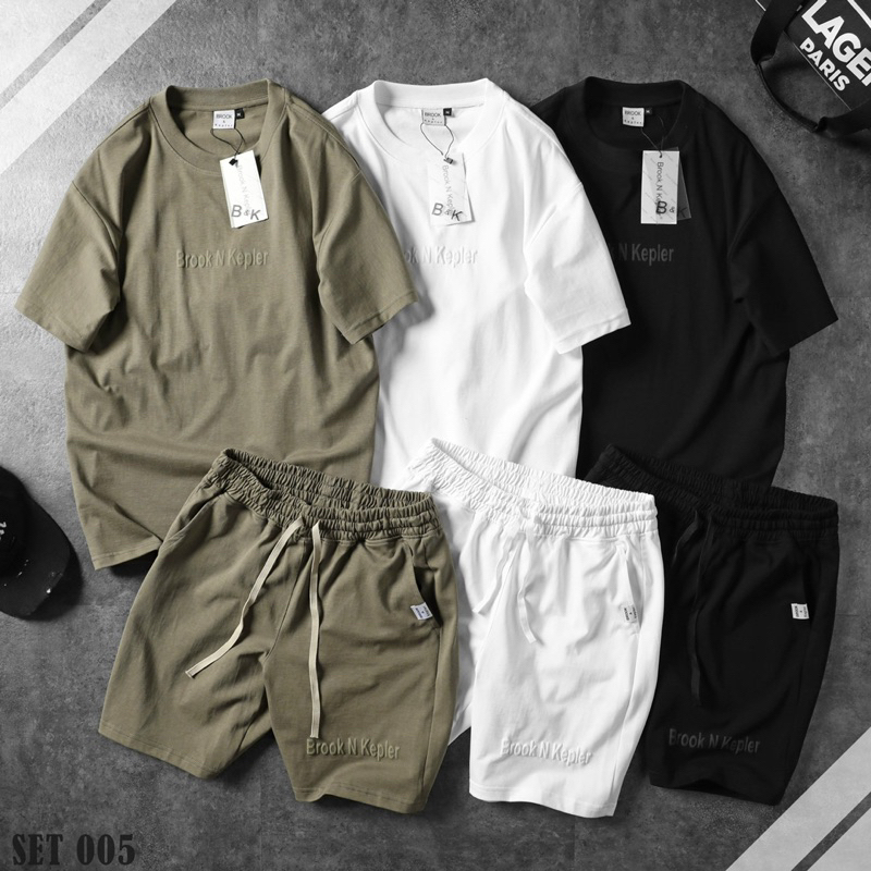 Set Bộ Brook N Kepler Cotton Mềm Mịn Mát Set005