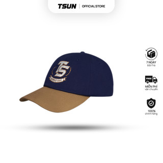 Nón TSUN Athletic Cap - Xanh/Nâu - [UNISEX] - Họa Tiết Thêu