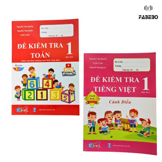 Sách - Đề Kiểm Tra- Toán và Tiếng Việt lớp 1 học kỳ 2 -  Cánh Diều