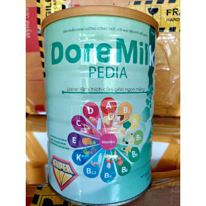 SỮA DOREMILK PEDIA 1-10/900G DATE TH5/2024
