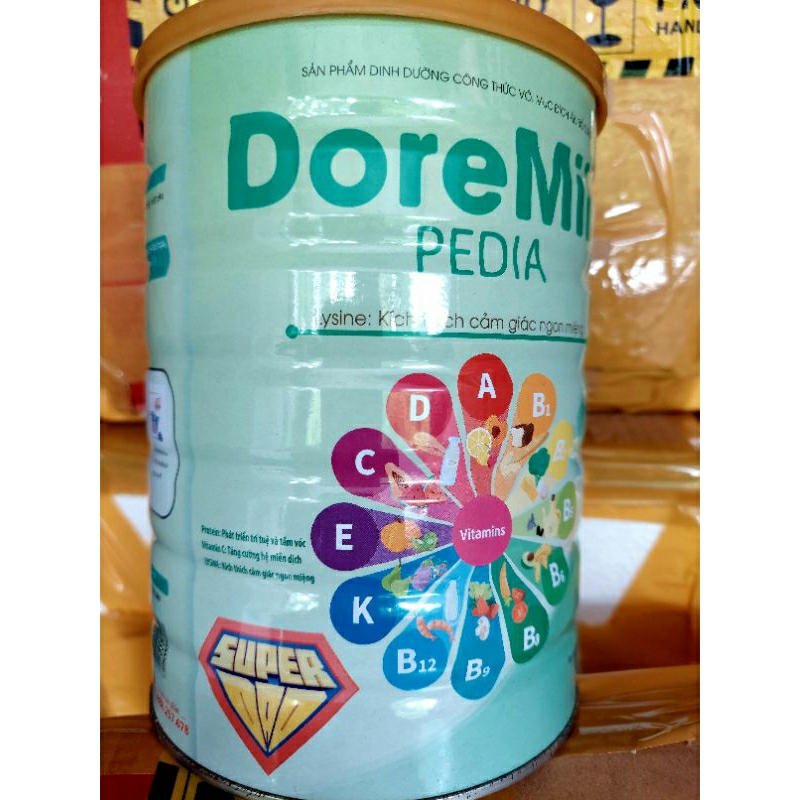 SỮA DOREMILK PEDIA 1-10/900G DATE TH5/2024