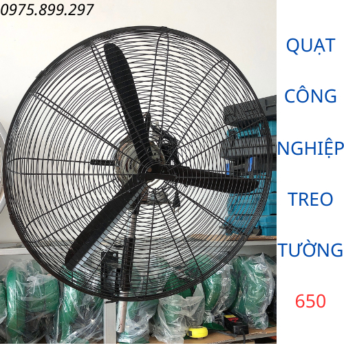 QUẠT CÔNG NGHIỆP TREO TƯỜNG LỒNG 70CM SẢI CÁNH 65CM LẮP ĐỘNG CƠ MÁY GIẶT CŨ