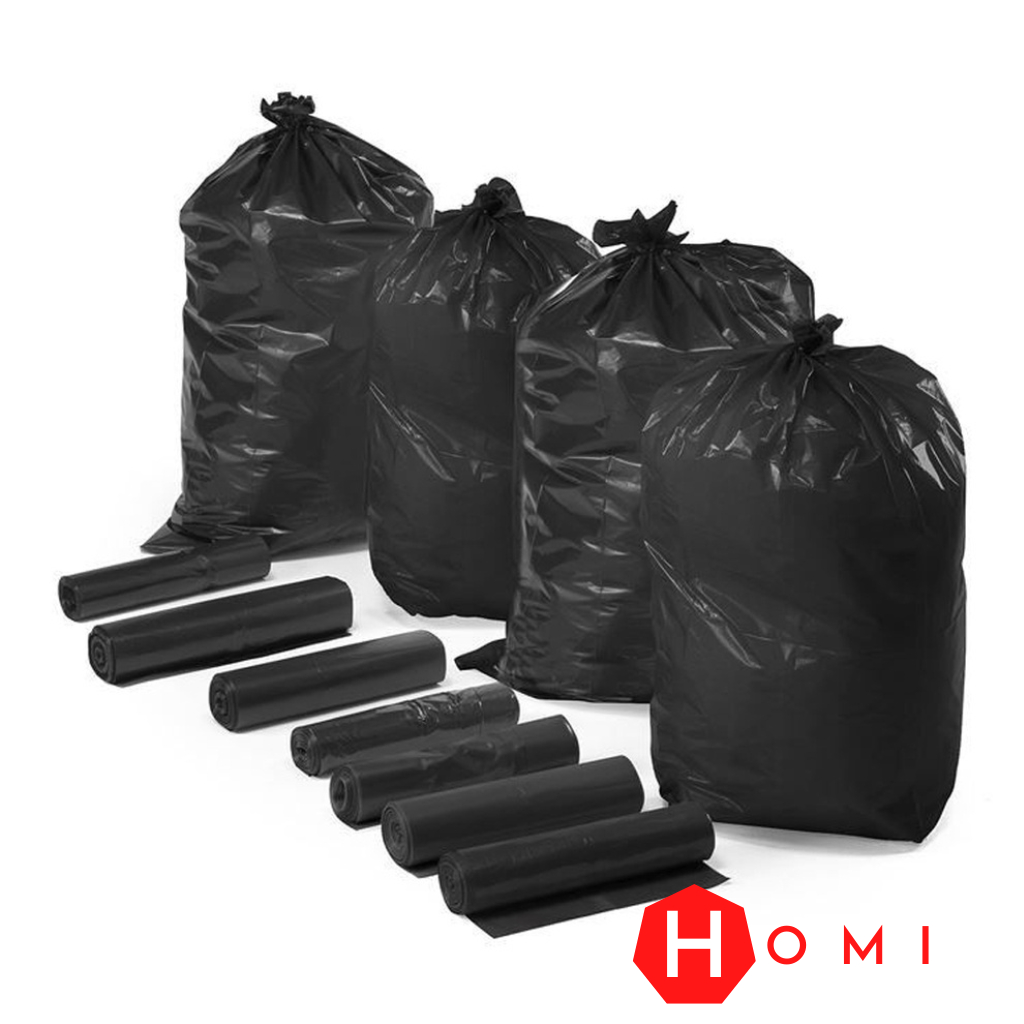 Túi Rác Tự Phân Hủy Siêu Dai - Bao Rác Đen Kích Thước Lớn 55*65 cm  - Danami Store