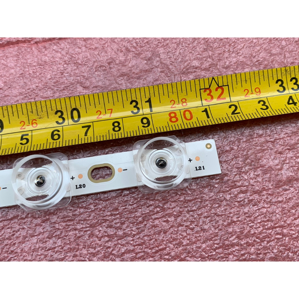 THANH LED TIVI TCL 43P615 43P618 43P725 HÀNG MỚI 100%  1 THANH 21 BÓNG 6V DÀI 81cm MỖI MÁY CHỈ DÙNG 1 THANH 21 BÓNG