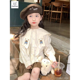 Set Váy Thu Bé Gái Gấu MLS