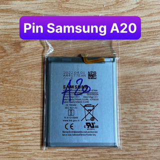 pin samsung A20 model EB-BA205ABN ,bảo hành 6 tháng