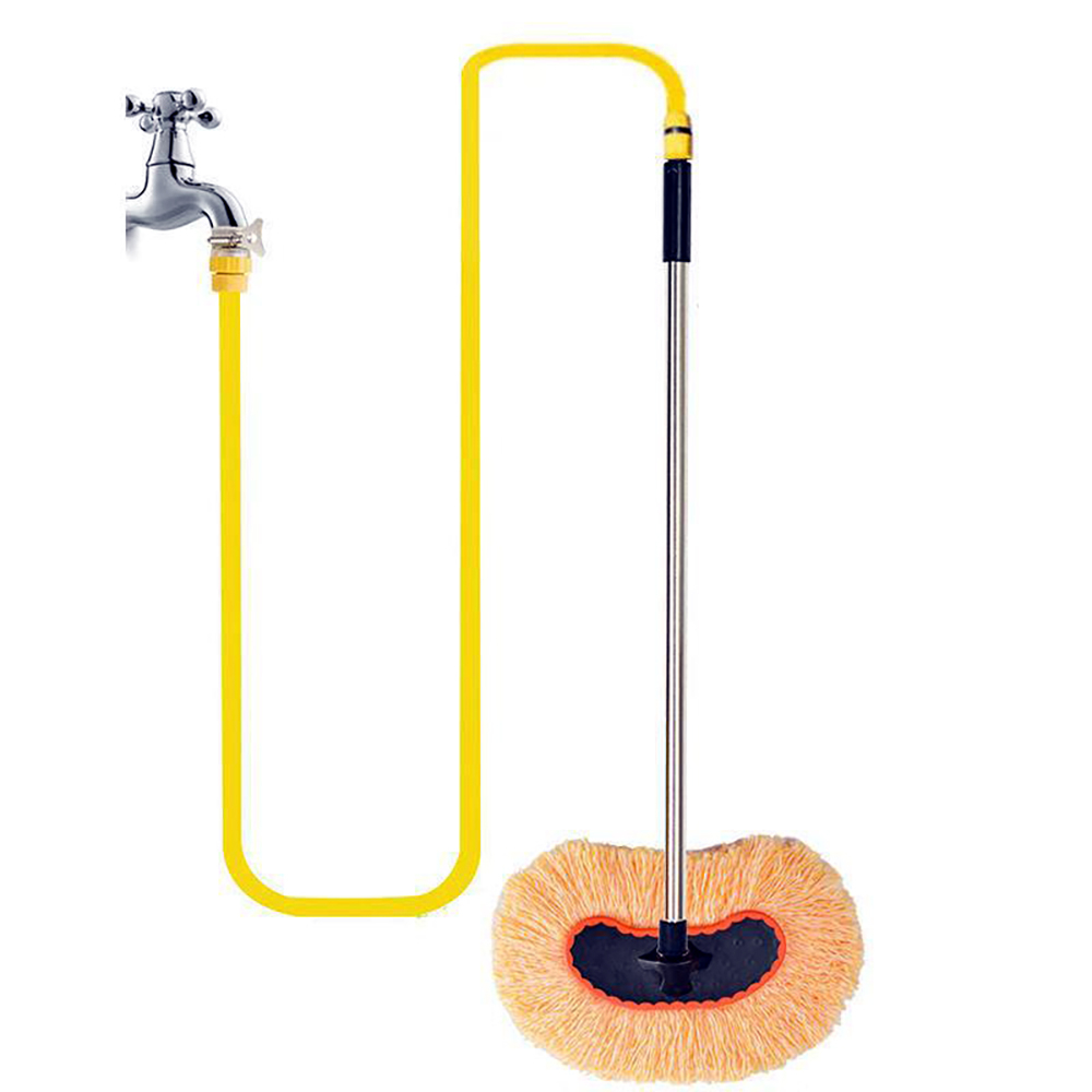 Bộ chổi rửa xe ô tô đa năng, chổi rửa xe kèm ống nước, chổi rửa xe 2 in 1 lau xe, lau rửa kính, lau sàn